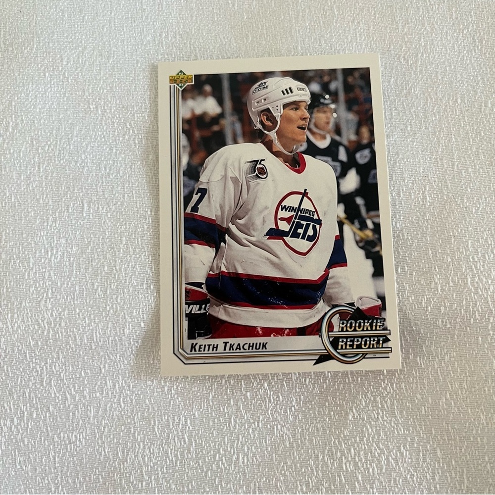 364 Keith Tkachuk Winnipeg Jets Rookie Report Hockey Card